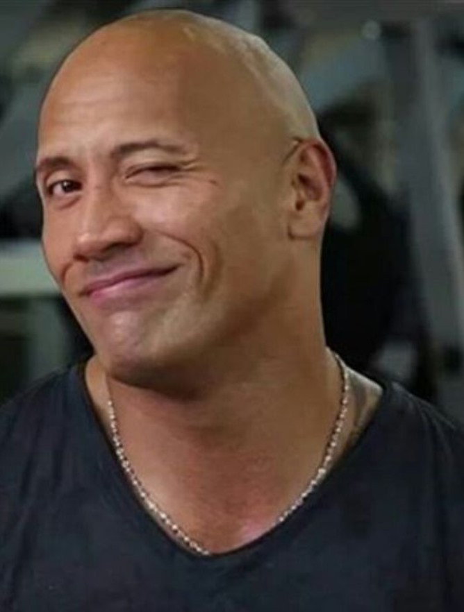 Dwayne Johnson The Rock meme