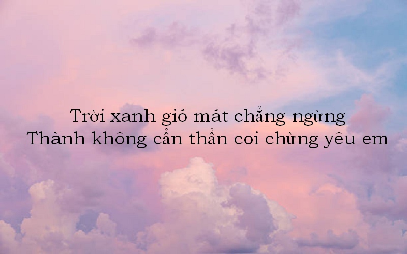 Thả thính tên Thành