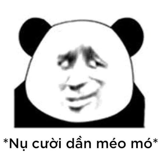 Meme gấu trúc dễ thương