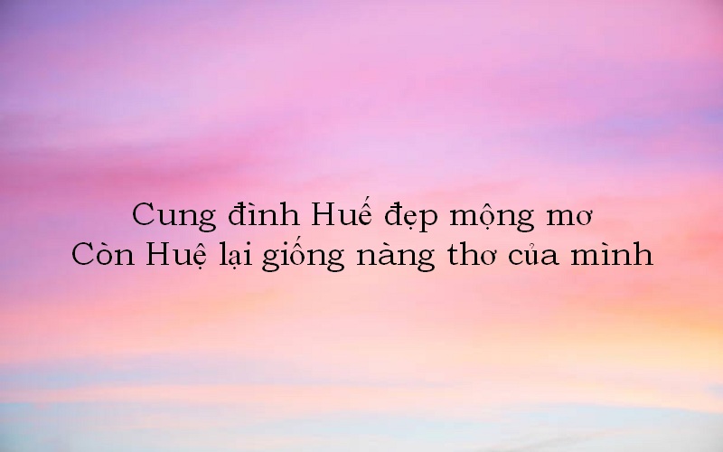 Thả thính tên Huệ