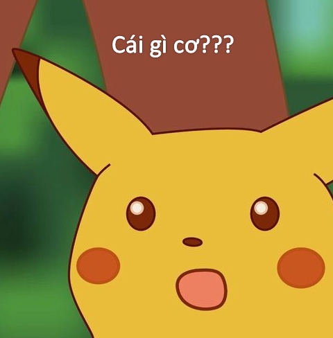 Meme Pikachu bất ngờ