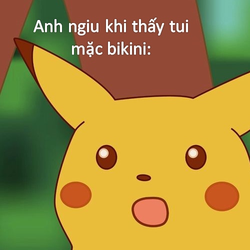 Meme Pikachu bất ngờ