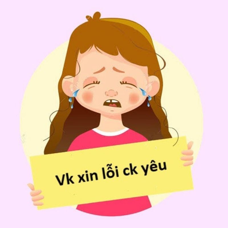 Vợ xin lỗi chồng