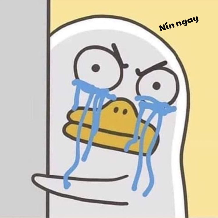 Meme ngừng nói chuyện dễ thương buồn cười