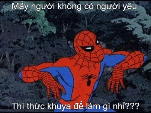 meme người nhện hài hước