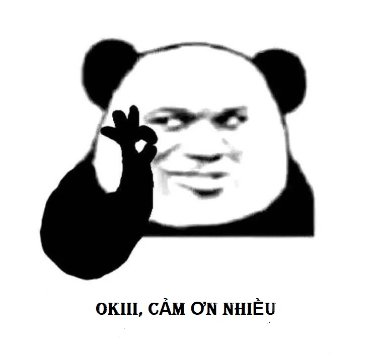 Meme ok cảm ơn