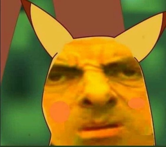 Khuôn mặt meme Pikachu