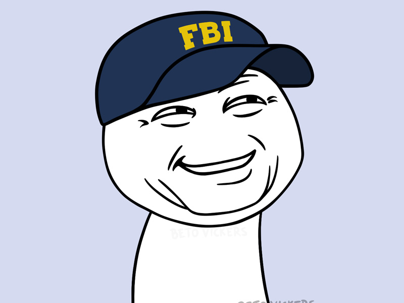 meme fbi nụ cười độc ác