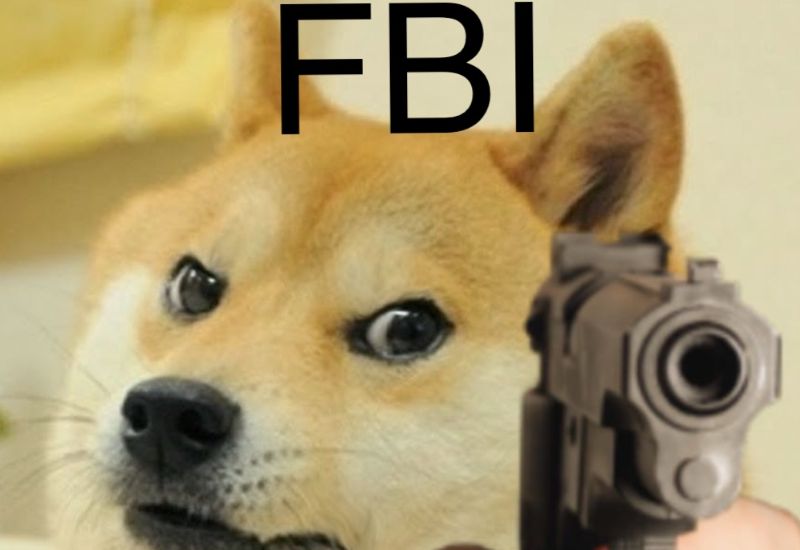 meme fbi chó cầm súng