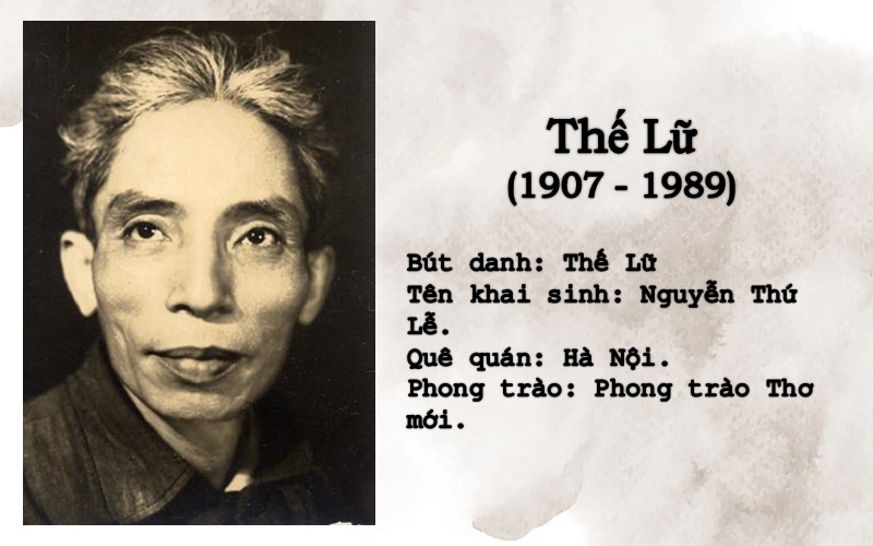 Tiểu sử Thế Lữ