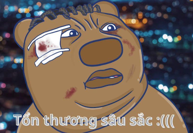 meme trung quốc hải ly bị thương