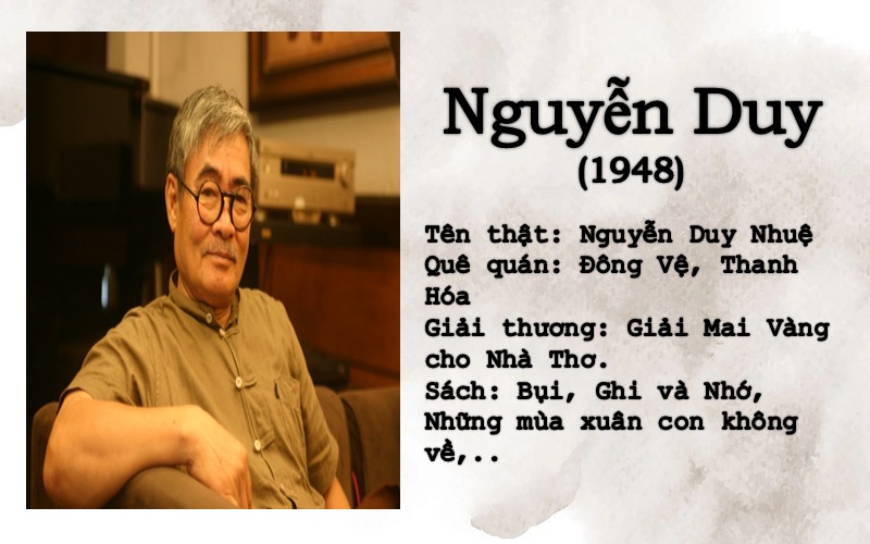 Tác giả Nguyễn Duy