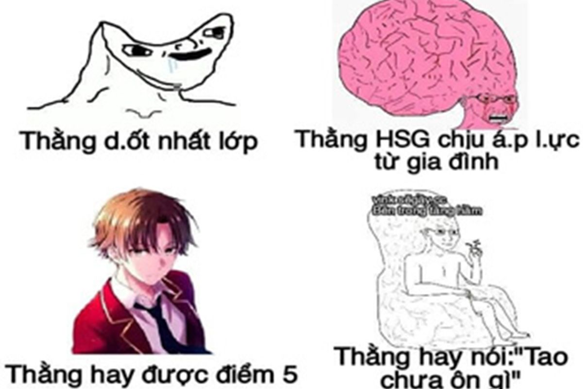 meme anime đen tối