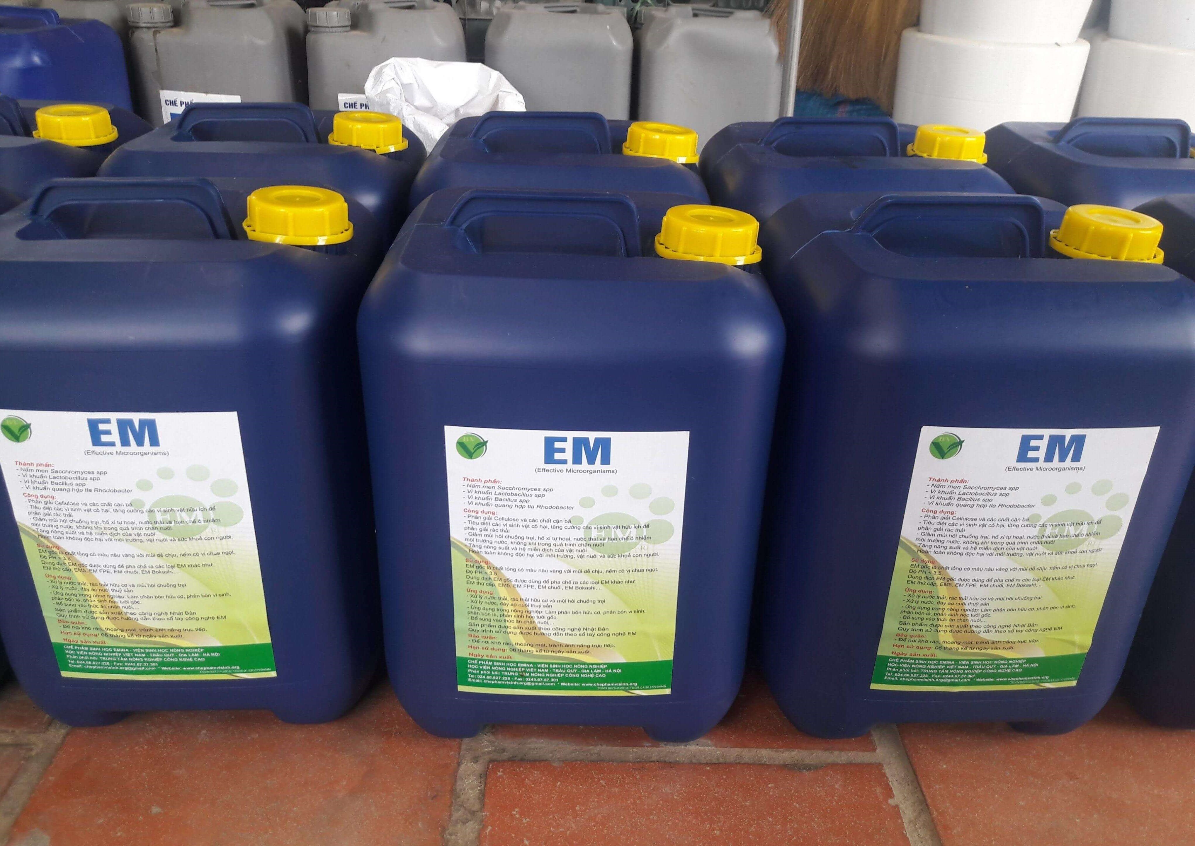 Lưu ý khi bảo quản sản phẩm EM