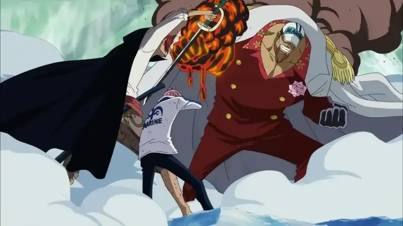 Whitebeard và Akainu