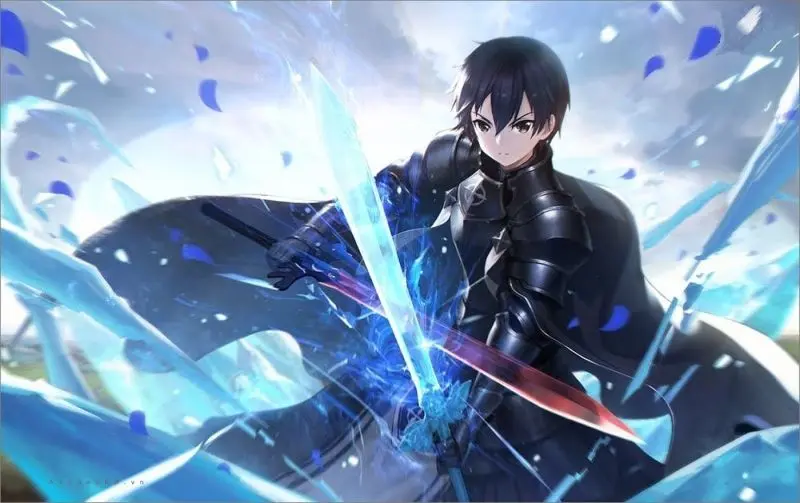 Tinh thần và sự dũng mãnh của Kirito được thể hiện qua từng bức ảnh.