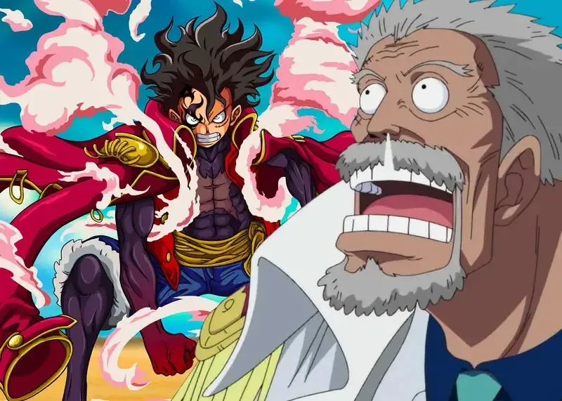 Luffy vs Garp chiến đấu giữa hai thế hệ gia đình D