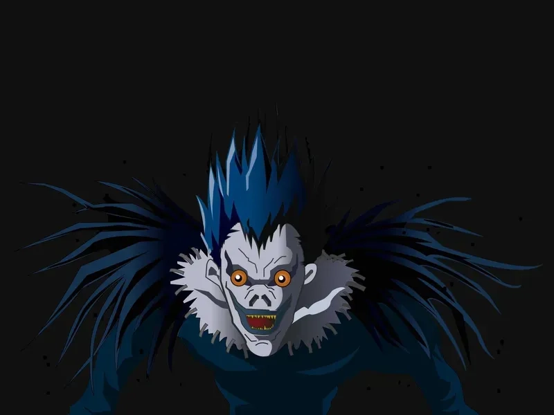 Ryuk từ Death Note là một nhân vật bị ám ảnh với nụ cười hoang dã