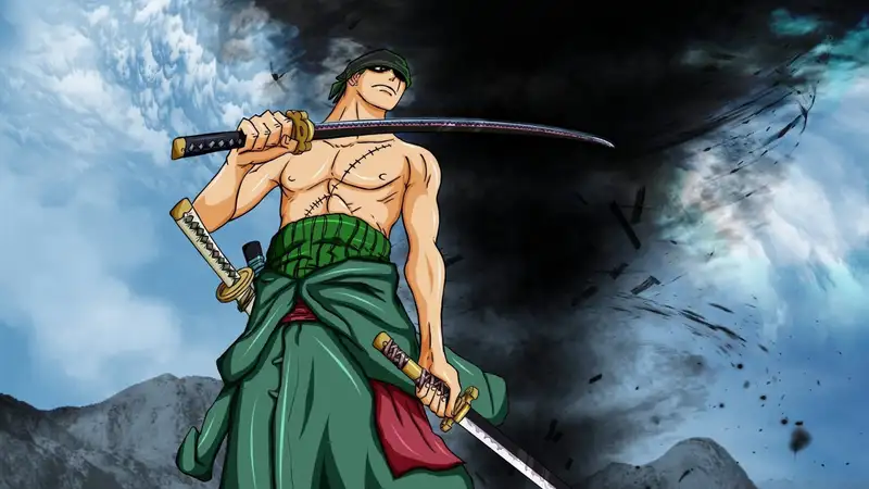 Khám phá hình ảnh của Roronoa Zoro theo phong cách mạnh mẽ