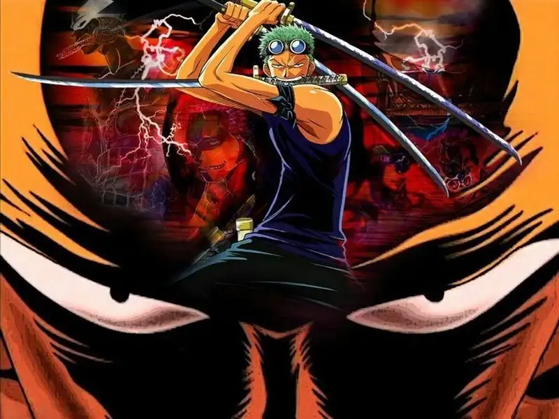 Hình ảnh của Roronoa Zoro trong những khoảnh khắc chiến đấu