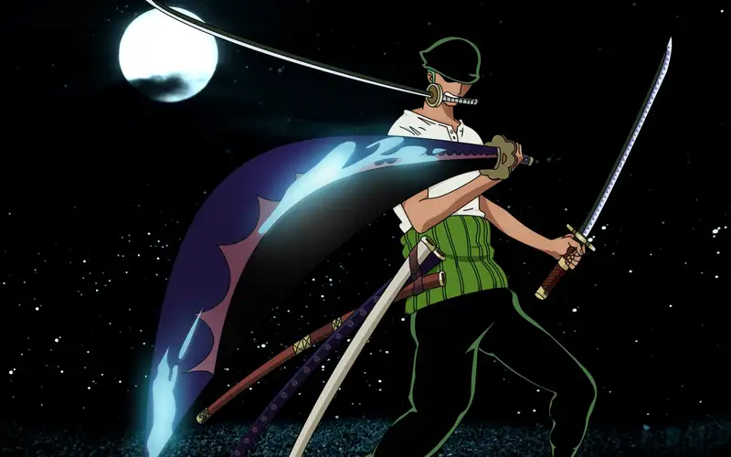 Tải xuống hình ảnh ấn tượng của Roronoa Zoro như hình nền