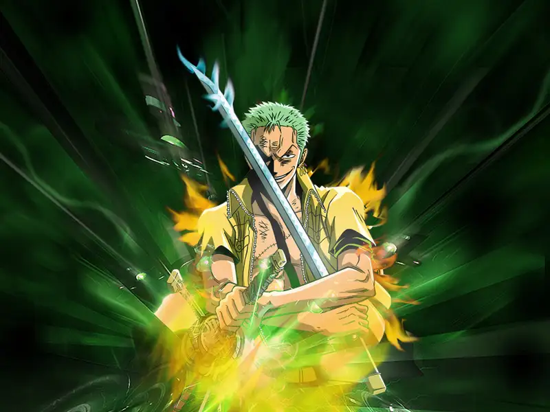 Hình ảnh siêu chất lượng của Roronoa Zoro trong một cuộc thi lớn