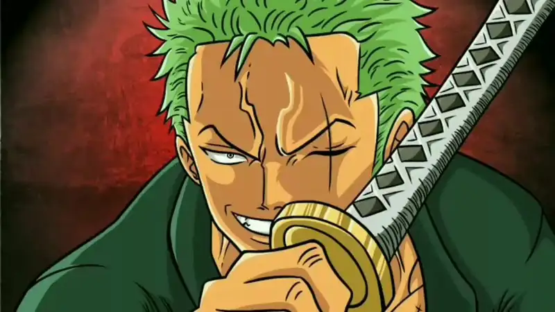 Hình ảnh độc đáo của Roronoa Zoro phù hợp cho nền PC