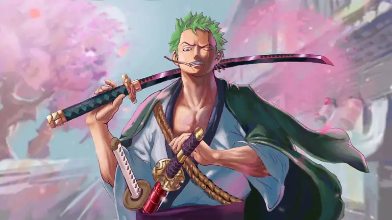 Roronoa Zoro's Bold Image Oriental Swordsman