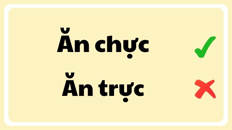 Ăn chực hay ăn trực đúng chính tả?