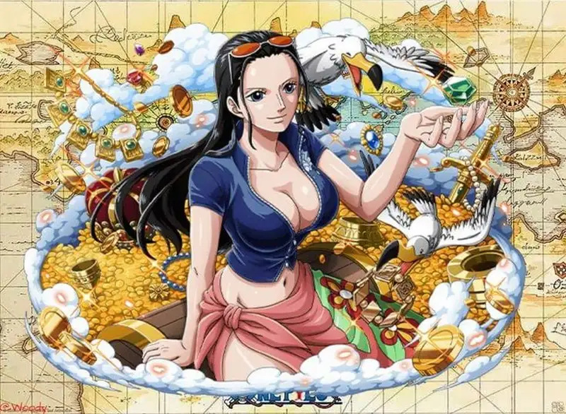 Nico Robin thể hiện sức mạnh qua mắt trong ảnh