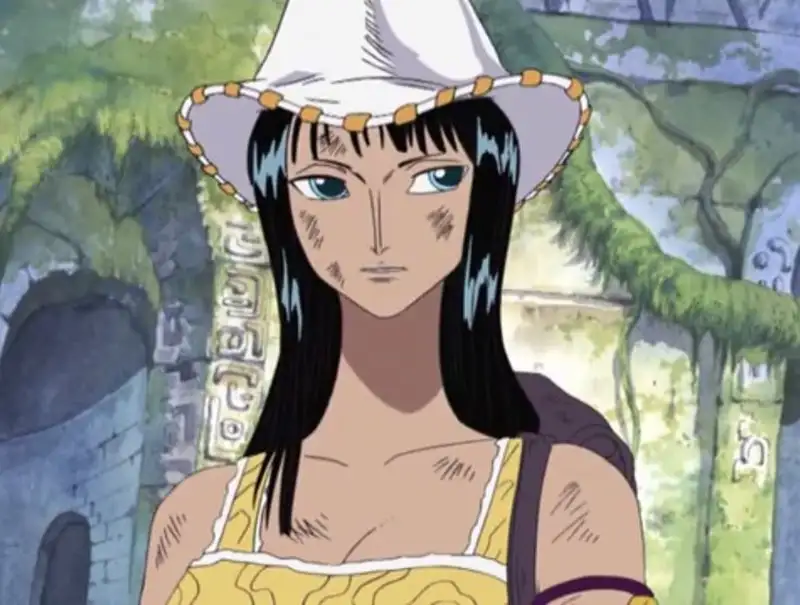 Hình dạng nổi bật của Nico Robin đã thu hút đôi mắt của mọi người