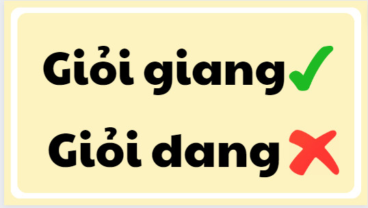 Giỏi giang hay giỏi dang đúng chính tả?