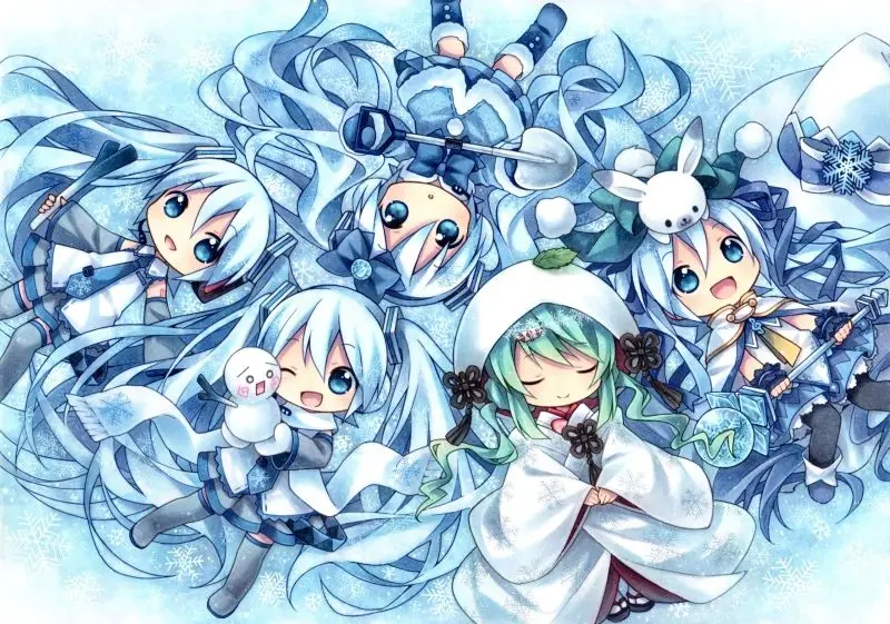 Thế giới của anime Chibi rất đông đúc và đầy màu sắc!