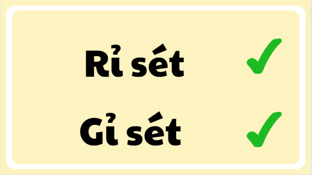 Rỉ sét hay gỉ sét đúng chính tả?