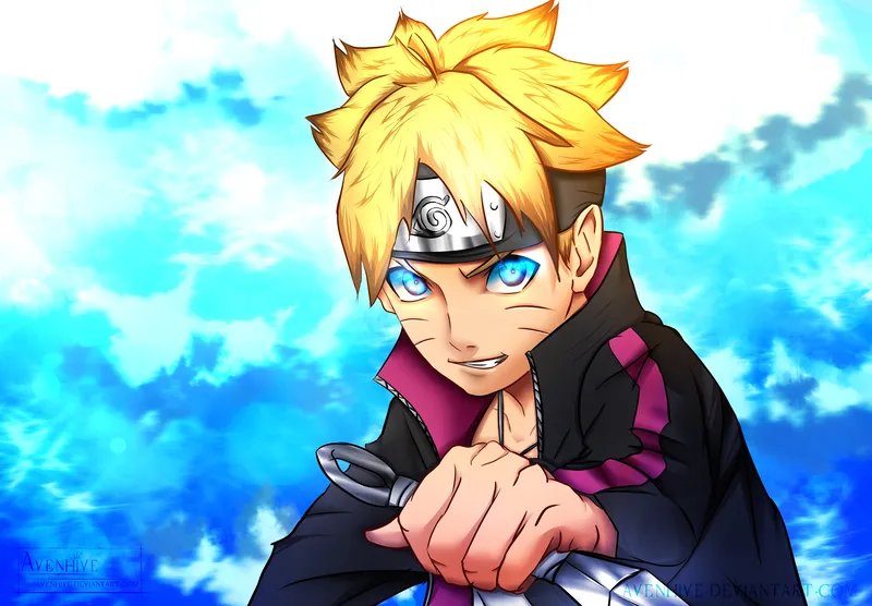 Hình ảnh Boruto Uzumaki cho người hâm mộ anime thực sự