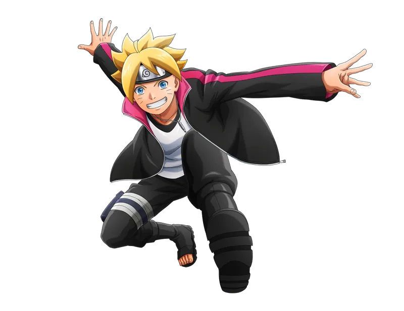 Hình ảnh của Boruto Uzumaki trong giai đoạn hành động cao cấp