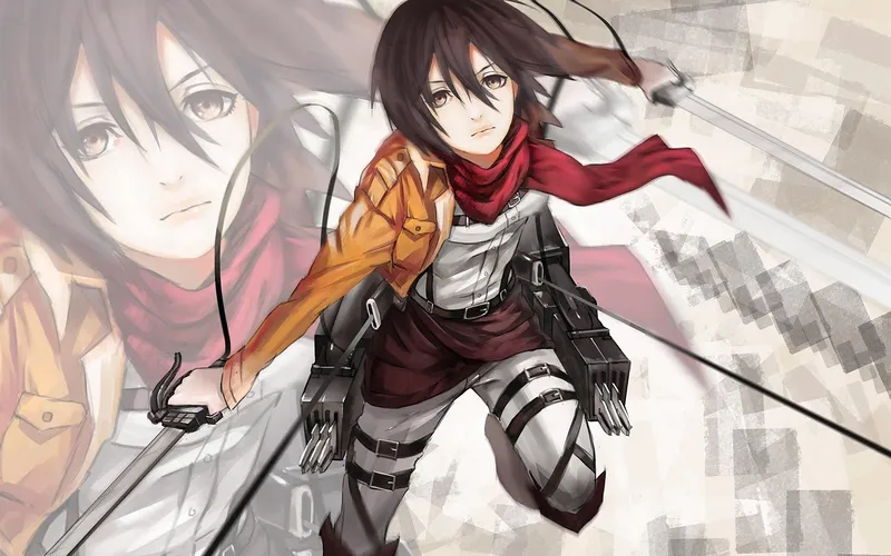 Mikasa Ackerman thể hiện ý chí ngoan cường