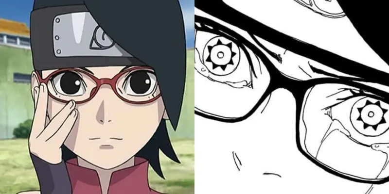 Hình ảnh Sarada Sasuke và biểu hiện nội bộ hoàn chỉnh