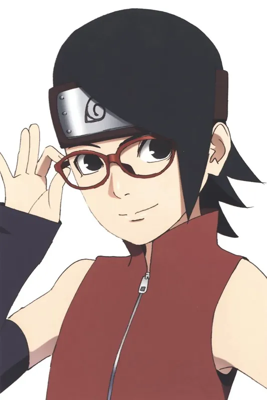 Ảnh của Sarada Sasuke tái tạo phong cách của Ninja Genius