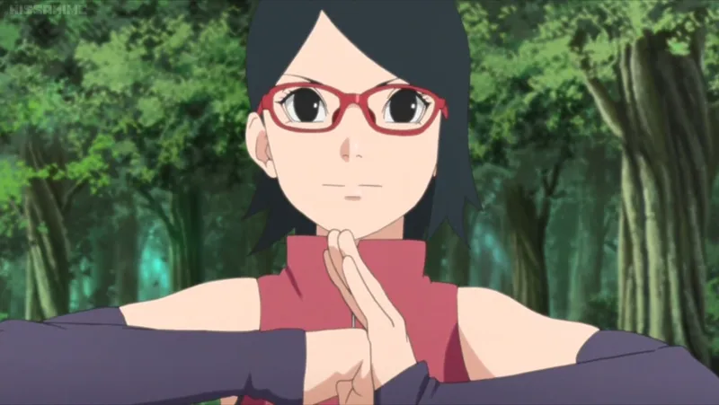 Cảm nhận vẻ đẹp thông minh và kiên cường thông qua Sarada Sasuke