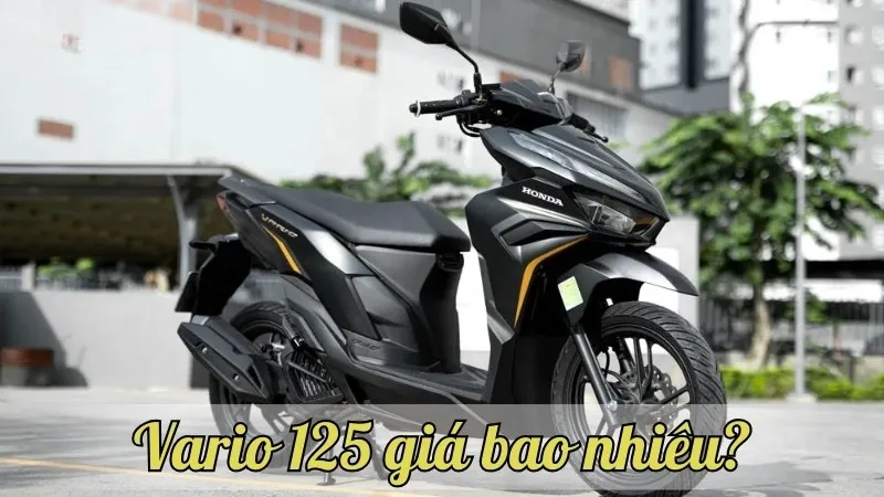 Vario 125 giá bao nhiêu? Cập nhật bảng giá mới nhất thời điểm hiện tại