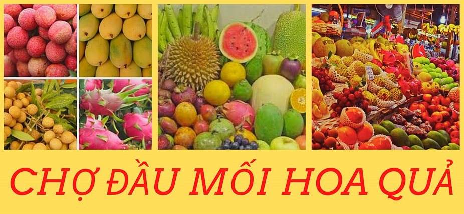 Top 5 chợ đầu mối hoa quả lớn nhất tại Việt Nam