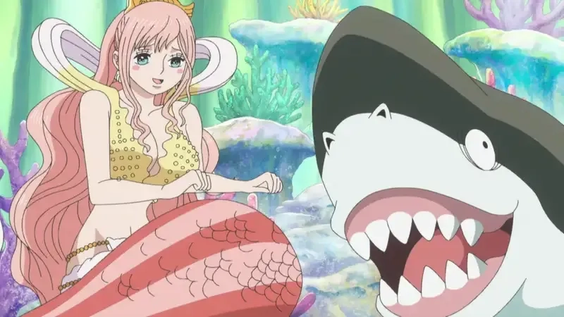 Cuộc gặp gỡ giữa Luffy gặp Shirahoshi