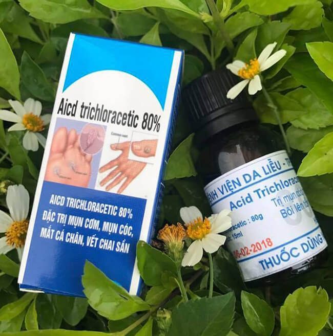 ĐIỀU TRỊ MỤN CỤC BẰNG ACID TRICHLORACETIC