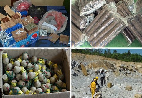 NH4NO3 được sử dụng trong sản xuất thuốc nổ: