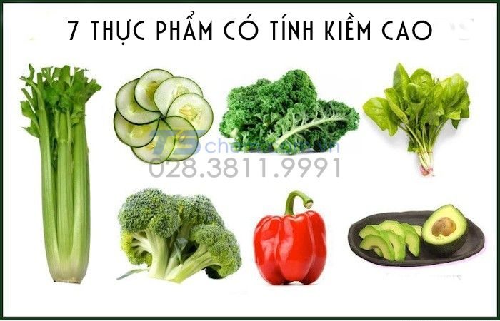 Những thực phẩm giàu tính kiềm cần được cơ thể bổ sung