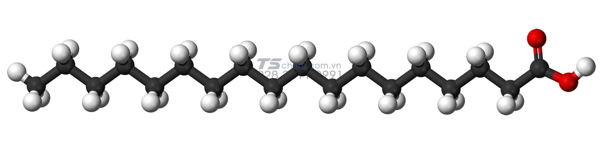 Cấu trúc phân tử của Axit Stearic là gì?
