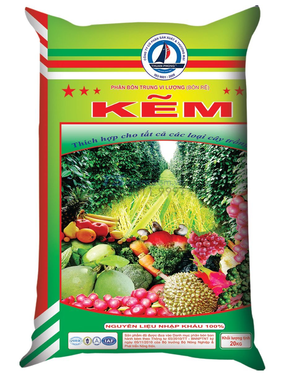 ZnSO4 có tác dụng trong quá trình sản xuất phân bón: