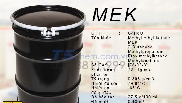 ĐẶC ĐIỂM CỦA METHYL ETYL Ketone
