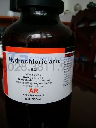 Hóa chất HCL do Trường Cao Bá Quát cung cấp